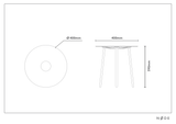 Side Table - Black Matt