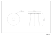 Side Table - Champagne